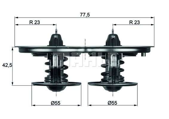 WILMINK GROUP Термостат, охлаждающая жидкость WG1262740